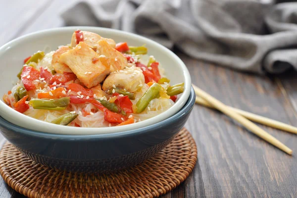 Macarrão de arroz — Fotografia de Stock