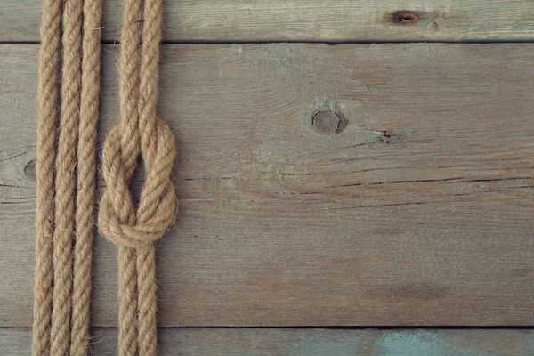 Schip touw knoop — Stockfoto