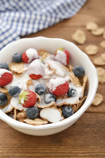 Whole-grain flakes — Stock Photo, Image