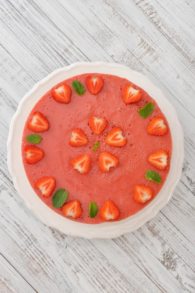 Strawberry cheesecake — Stock Photo, Image