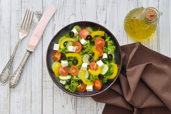 Ensalada de verduras frescas —  Fotos de Stock