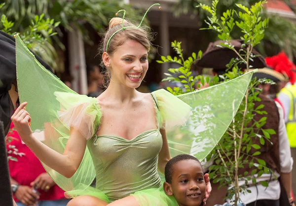 Carnaval Internacional en Victoria, Seychelles, 9 de febrero de 2013 — Foto de Stock