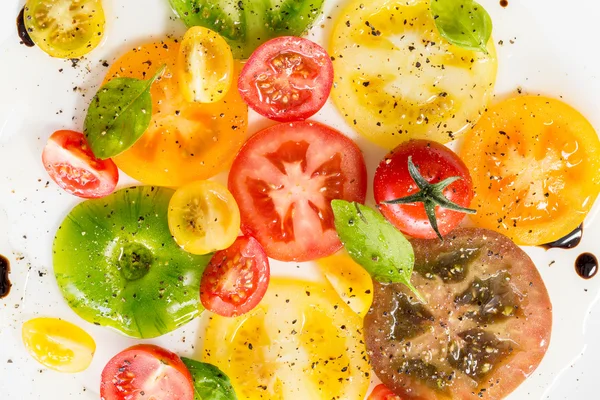 Colorful tomato background — Stock Photo, Image