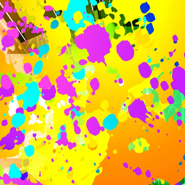 Taches de couleur fond vectoriel abstrait — Image vectorielle
