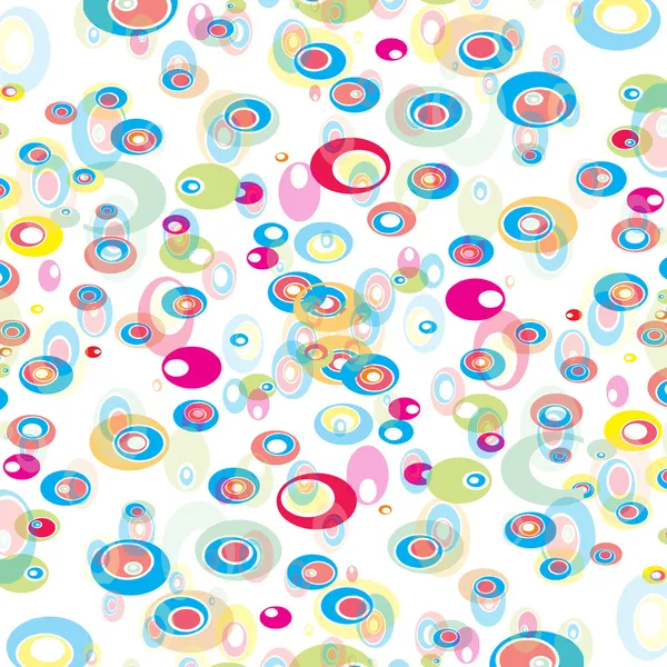Fond abstrait vectoriel des cercles de couleur — Image vectorielle