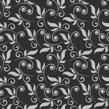 Dikişsiz çiçek desen vektör arka plan soyut. gerekirse renkleri kolayca değiştirmek mümkündür.