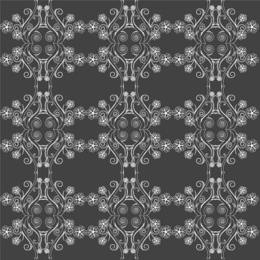 Dikişsiz çiçek desen vektör arka plan soyut. gerekirse renkleri kolayca değiştirmek mümkündür.