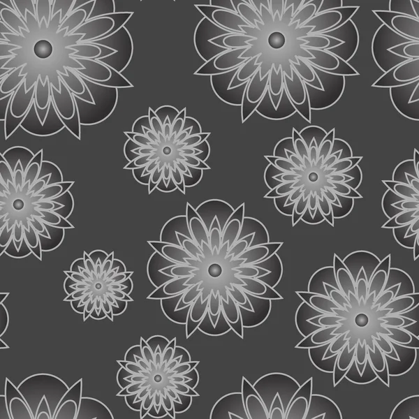 Fleurs sans couture motif abstrait fond vectoriel. si nécessaire, il est possible de changer facilement de couleur . — Image vectorielle