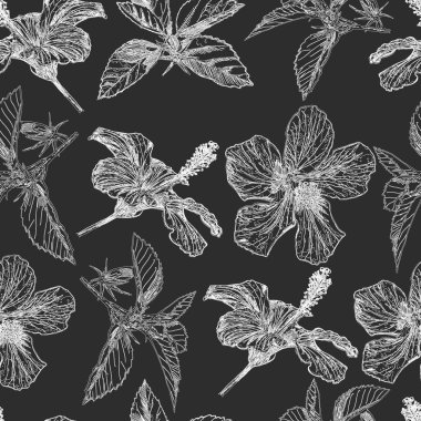 Dikişsiz çiçek desen vektör soyut. gerekirse renkleri kolayca değiştirmek mümkündür.