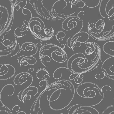 Dikişsiz çiçek desen vektör soyut. gerekirse renkleri kolayca değiştirmek mümkündür.