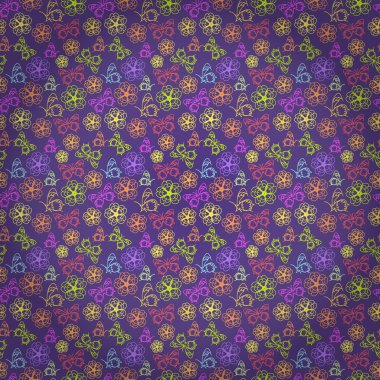 Ornate floral seamless texture,endless pattern with flowers. Seamless pattern can be used for wallpaper,pattern fills,web page background,surface textures.you can easily change colors clipart