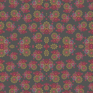 süslü çiçek sorunsuz doku, çiçekler sonsuz desen