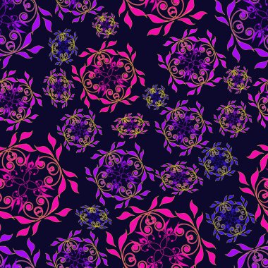 soyut süslü çiçek sorunsuz doku