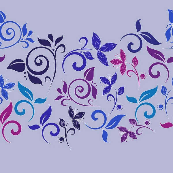 Textura floral ornamentada abstrata — Vetor de Stock