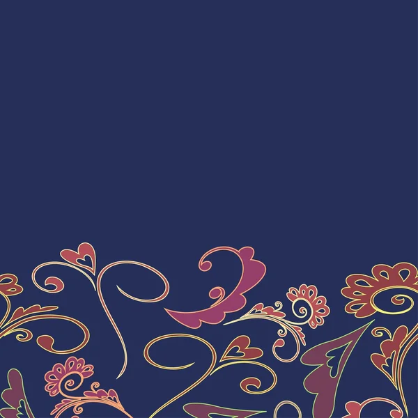 Textura floral ornamentada abstracta — Vector de stock