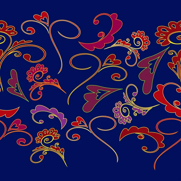 Texture florale ornée abstraite — Image vectorielle