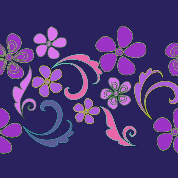 Abstracte sierlijke floral textuur — Stockvector