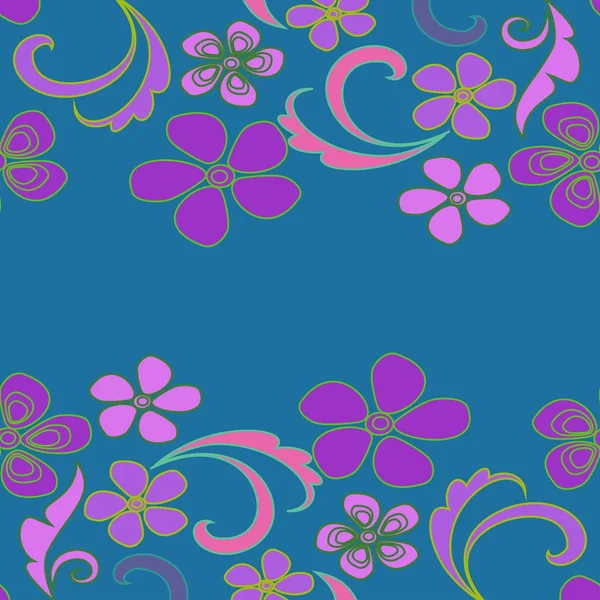 Abstracte sierlijke floral textuur — Stockvector