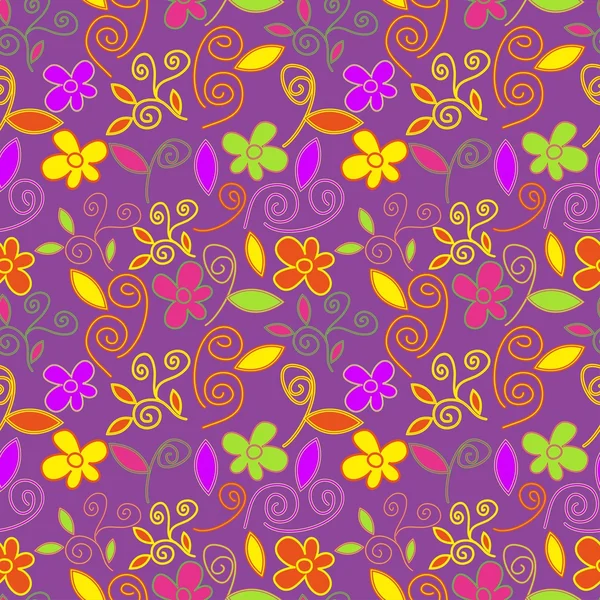 Abstracte sierlijke floral textuur — Stockvector