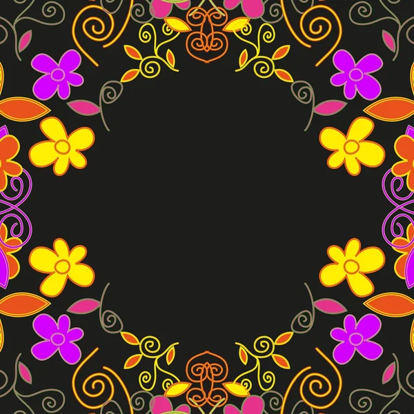 Abstracte sierlijke floral textuur — Stockvector
