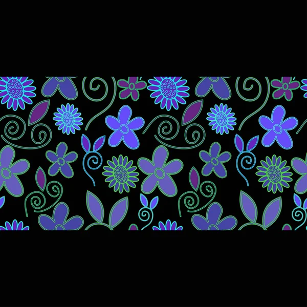 Textura floral ornamentada abstracta — Archivo Imágenes Vectoriales