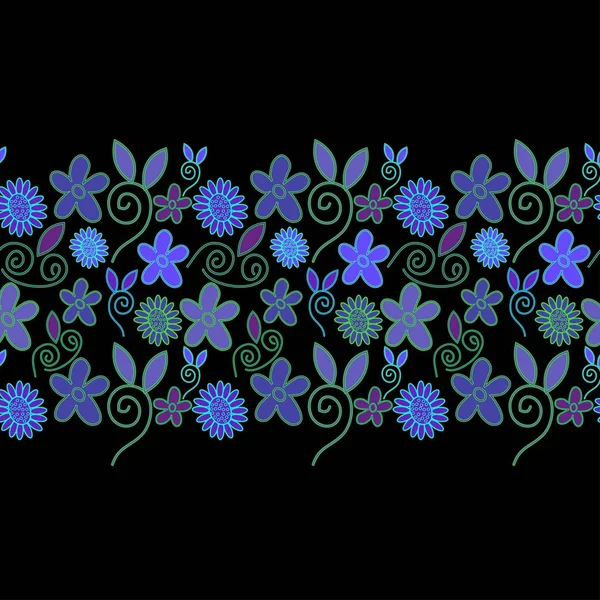 Abstracte sierlijke floral textuur — Stockvector