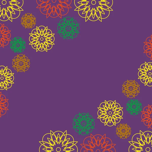 Textura floral ornamentada abstracta — Archivo Imágenes Vectoriales