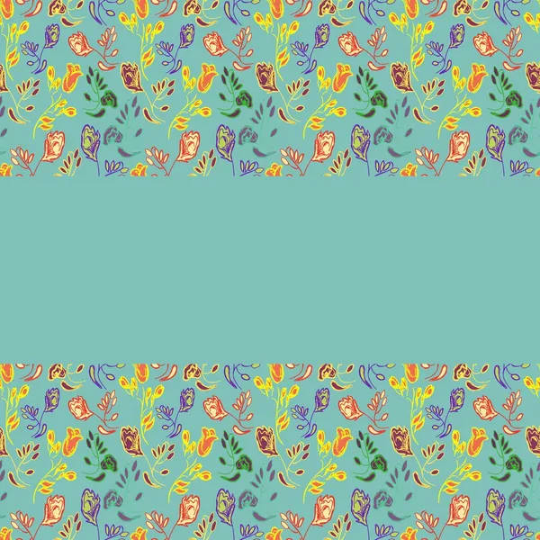 Textura floral adornada círculo abstracto — Vector de stock