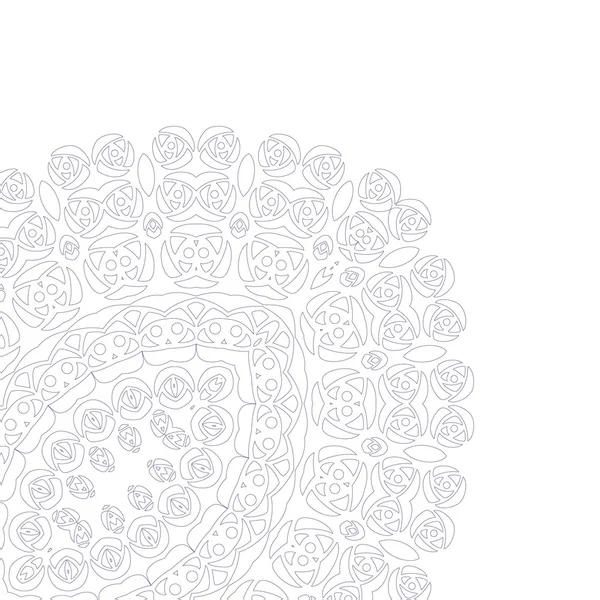 Textura floral sin costura ornamentada abstracta — Vector de stock