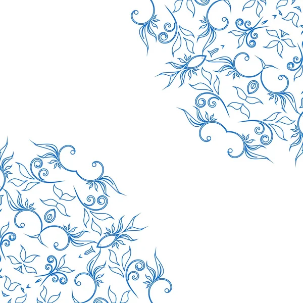 Textura floral adornada — Vector de stock