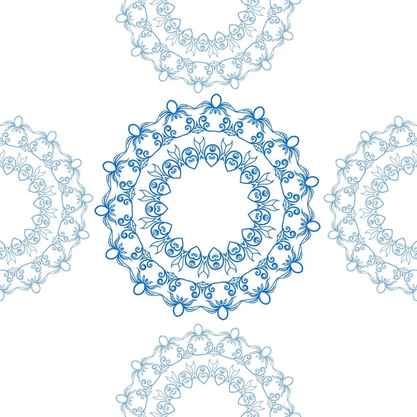Textura del círculo abstracto, ornamento, patrón . — Vector de stock