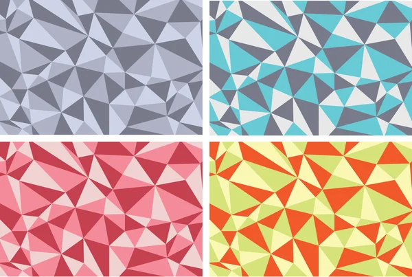 Фоновые абстрактные текстуры с треугольниками — стоковый вектор