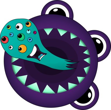 fantastik tuvalet canavarlar mikroplar