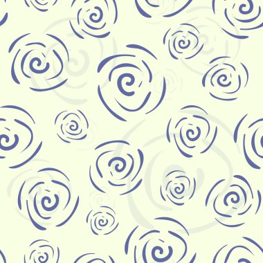 vektör doodle çiçekler ile seamless modeli