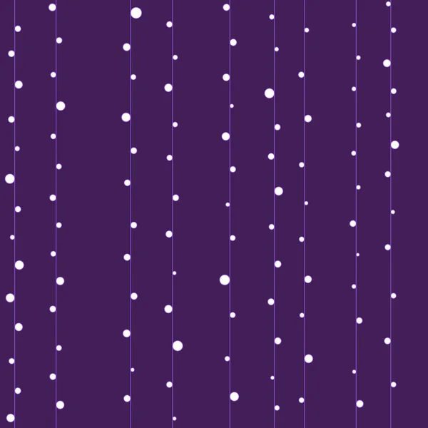 Textura púrpura sin costuras con líneas y puntos blancos — Archivo Imágenes Vectoriales