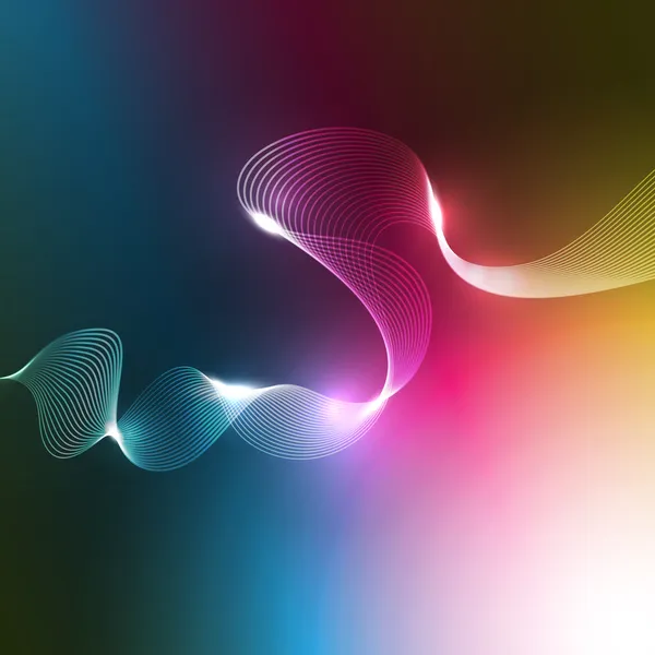 soyut renkli dalgalar vektör arka plan