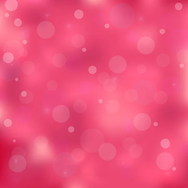 Pink bokeh light background — Stock Vector
