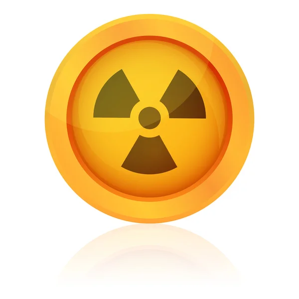 Vector radiation symbol — Stock Vector