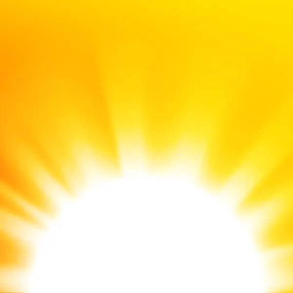 Turuncu güneş ile vektör arka plan