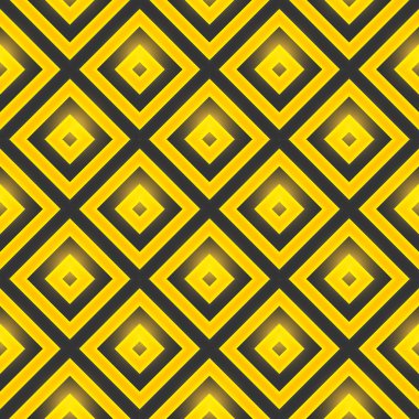 Retro desen geometrik şekiller. Dikişsiz vektör desen kareler