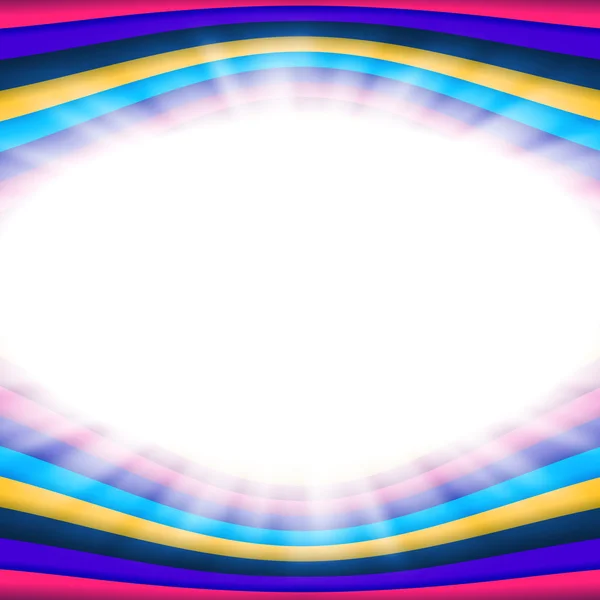 フレアと色の線とベクトルの抽象的な背景 — ストックベクタ
