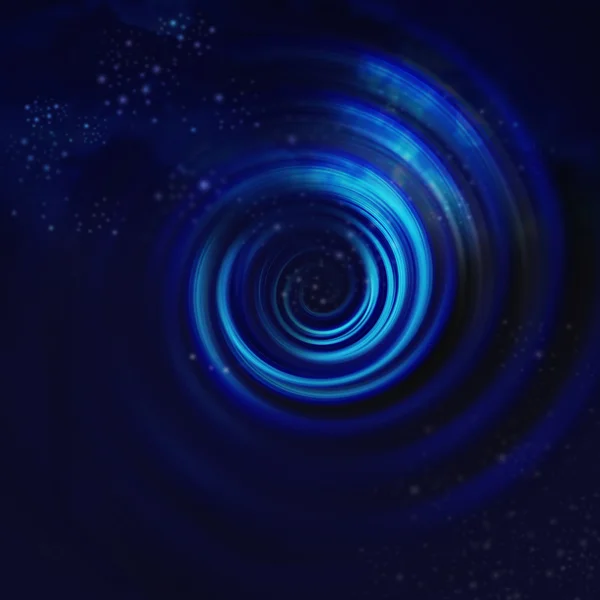 Blue Spiral Vortex — Stock Photo, Image