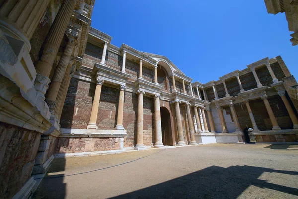 Altes Gymnasium Sardis Oder Sardes Die Antike Hauptstadt Der Stadt — Stockfoto