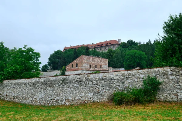 Tyniec Teki Benedictine Manastırı Nın Duvarları — Stok fotoğraf