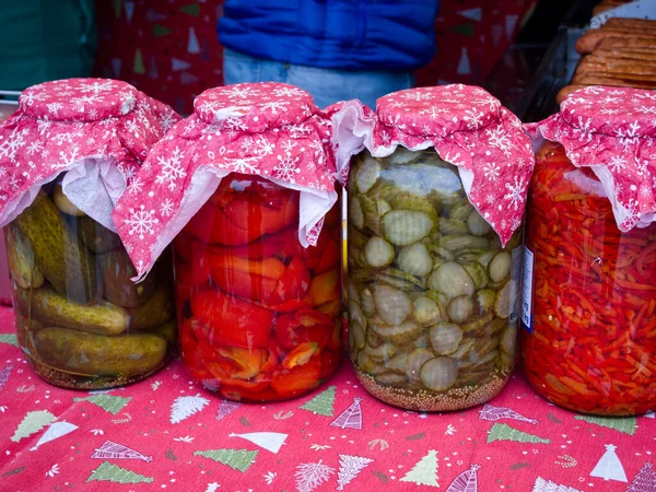 Traditional food preparations at the folk fair