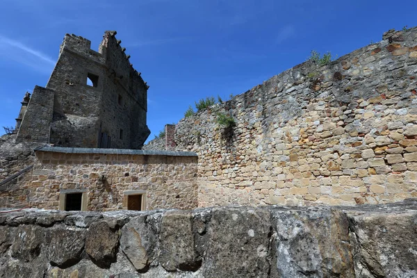 Zamek Kamieniec Zachowane Ruiny Xiv Wiecznego Gotyckiego Budynku Rozbudowanego Stylu — Zdjęcie stockowe