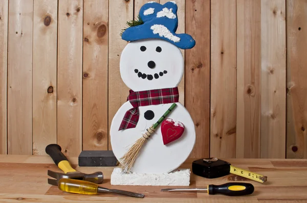 Snowman — Stock Photo, Image