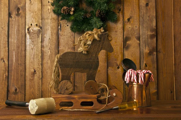 Wooden horse — Stock Photo, Image