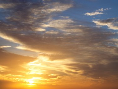 Turuncu günbatımı