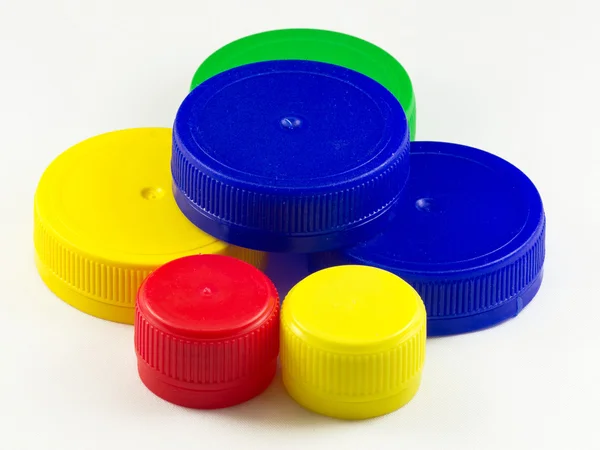 Plastic caps — Stock Photo, Image